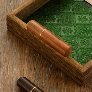 Boîte de rangement en bois portable et durable, organisateur artisanal, porte-aiguilles à coudre, <span class=keywords><strong>tube</strong></span> pour aiguilles à broder, outils de broderie, conteneur en bois - Product Image 3