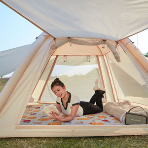 4 mùa tentes cắm trại En plein không khí gia đình ngoài trời nhỏ không khí thổi lên lều vải Inflatable lều cho cắm trại - Product Image 2