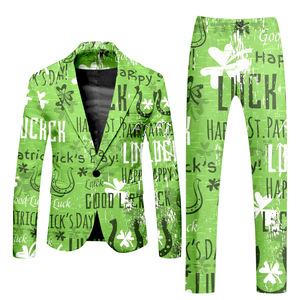 Costumes 2 pièces pour hommes imprimés personnalisés Ensemble de costumes de <span class=keywords><strong>Noël</strong></span> Ensemble de blazer pantalon pour hommes Blazers décontractés pour <span class=keywords><strong>costume</strong></span> <span class=keywords><strong>homme</strong></span> - Product Image 5