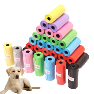 Sacchetti per Deiezioni Animali Biodegradabili ed Ecologici all'Ingrosso - Sacchetti per Cani a Prova di Perdite e a Strappo Facile 15 per Rotolo per Cani e Gatti - Product Image 1