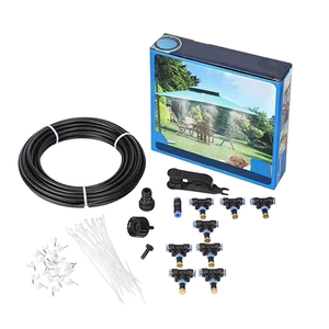 Ventilateur de brumisation d'eau automatique à pression, en plastique, pour la construction, avec tuyau de 5 m, pour usage en jardin - Product Image 1