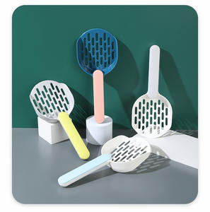 ที่ตักทรายแมวขนาดใหญ่แบบซักได้ Rarewe <span class=keywords><strong>Pet</strong></span> <span class=keywords><strong>Products</strong></span> สีเรียบง่าย ดีไซน์บล็อกสี ที่ตักขยะแมวแบบหนา ขายส่งจากผู้ผลิต - Product Image 5