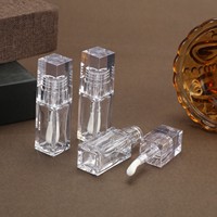 Nouveau tube carré en PETG pour brillant à lèvres, outil de moulage par soufflage, matériau d'emballage cosmétique, modèle vide peint par pulvérisation YMD690