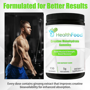 Custom Logo Creatine Monohydrate Gummy Improve Muscle and Condition Muscle Gain <b>Pre</b> <b>Workout</b> Creatine Monohydrate <b>Gummies</b> - Product Image 4