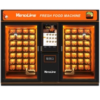 Distributeur automatique instantané de déjeuner de boîte à bento de pain grillé de sandwich de nourriture