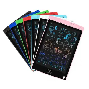 AG Factory 8/10/12 Inch Lcd Screen Baby Graffiti Electronic Color Drawing Board One Click Elimination Dust-Free Drawing Board