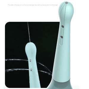 Pembersih Anal Enema Douche botol mandi tidak beracun tekan Manual dapat digunakan kembali vagina - Product Image 2