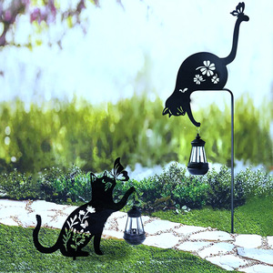 Estaca de Jardín con Lámpara Solar, Estaca Decorativa con Forma de Flor y Gancho de Pastor, Resistente al Agua, Decoración con Luz Solar para Patio, Camino, Césped - Product Image 6