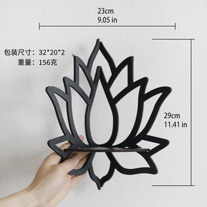 Vente en gros d'étagère creuse en <span class=keywords><strong>cristal</strong></span> en bois lotus bohème décoration <span class=keywords><strong>de</strong></span> chambre simple chez l'habitant avec bougeoir <span class=keywords><strong>de</strong></span> Noël - Product Image 6