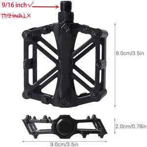 MTB BMX公路自行车巡洋舰超轻防滑平踏板RTS宽平台自行车踏板 - Product Image 4