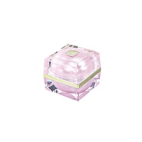 Récipient en plastique de pot de crème carrée acrylique de 15g pour la crème de soin de peau de jour et de nuit pour un usage personnel de soins de la peau