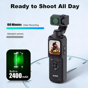 Miglior Gimbal Tascabile Popolare con Fotocamera 4K <span class=keywords><strong>Ultra</strong></span> HD 330 °   Tracciamento del Viso con Schermo Touch da 1,7 Pollici, Trasferimento WiFi, 31 Filtri per Vlog - Product Image 3