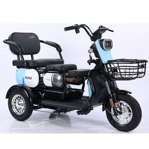 รถสามล้อไฟฟ้า <span class=keywords><strong>DESEO</strong></span> คุณภาพสูง 60V 500W แบบเปิด 3 ที่นั่ง ความเร็ว 30-50 กม./ชม. เบาะปรับได้ - Product Image 4