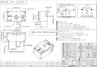 Module de contrôle Kailh à interrupteur subminiature 0,05A 30V CC fiable pour remplacement de bouton de souris à micro-interrupteur