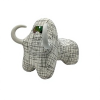 Lustiger Cartoon-Monster-Akzentstuhl aus Tweed-Stoff mit Augenbrillen-Design, Freizeitstuhl für Wohnzimmer, Apartment, Schlafzimmer und Zuhause