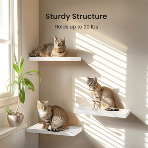 <span class=keywords><strong>3</strong></span>個キッチン装飾ウッドコーナー棚長方形収納ラック白い壁フローティング棚見えないブラケット付き - Product Image 4