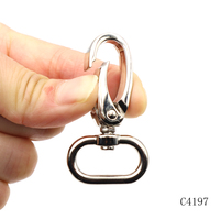 Mousqueton pivotant en nickel doré de qualité, petit fermoir pivotant en métal pour accessoires de maroquinerie