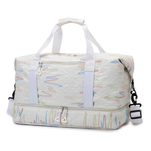 Bagage d'affaires de haute qualité en Oxford, grande capacité, pour courtes distances, avec fermeture éclair, résistant à l'eau, sac de voyage tendance - Product Image 4