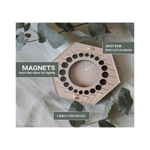 Boîte de rangement personnalisée pour la première coupe de cheveux et les dents, cadeau de douche de bébé pour fille - Product Image 4