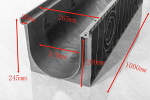 Grille de drainage en <span class=keywords><strong>fonte</strong></span> FUGU Street, drainage des <span class=keywords><strong>eaux</strong></span> <span class=keywords><strong>pluviales</strong></span>, système de collecte des <span class=keywords><strong>eaux</strong></span> <span class=keywords><strong>pluviales</strong></span> sûr et fiable pour les parkings, tranchée - Product Image 3