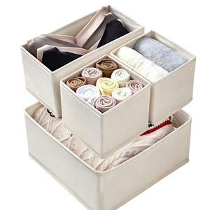 Factory Direct Collapsible Storage Box Foldable Nonwoven <strong>Organizer</strong> for Clothes Socks Underwear Wardrobe Closet - Product Image 4