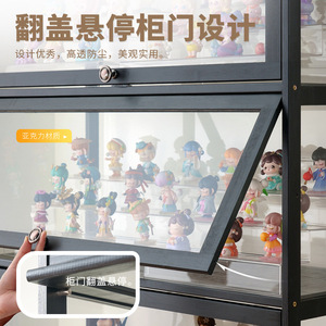 Transparent Storage <b>Display</b> <b>Case</b> For Toy Collection With Partitions Home Use Dustproof Model Rack - Product Image 4