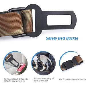 Correas tácticas para perros, accesorio de camuflaje fuerte y retráctil, absorción de impacto, doble Mango, para exteriores, con cinturón de seguridad para coche - Product Image 3