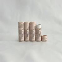 Vente en gros 100% Biodégradable Prix d'usine Récipient cosmétique personnalisé Tube de papier sans plastique Tubes de papier de baume à lèvres déodorant