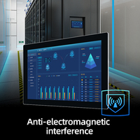 Ventas calientes 17 pulgadas Panel táctil capacitivo industrial PC Fábrica personalizada OEM Buen precio Instalación integrada de computadora todo en uno