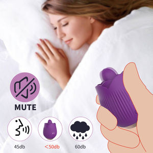 Hot Seller G-Spot Lip Zuigen Vrouwelijke Speelgoed Krachtige Borst Massager Bedrade Zachte Siliconen Tepel En Clitoris Stimulatie Roos - Product Image 2