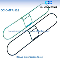 Support de balai à poussière articulé en métal robuste O-Cleaning de 16 pouces, support de balai à poussière en fer zingué, pièce professionnelle pour balai