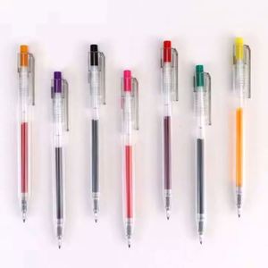 Hot Sale Neutral Gel Ink <b>Pen</b> Set Smooth Writing with Custom Logo Blue and <b>Pink</b> Color 0.5mm Fine Point for Advertising - Product Image 3