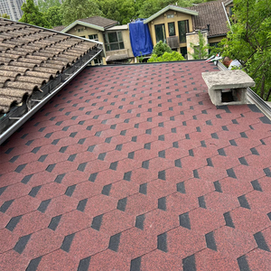 Tùy chỉnh thân thiện với môi chống cháy 3-Tab nhựa đường sợi thủy tinh mái bệnh zona-Gạch bền nhẹ cho các tòa nhà thương mại hiện đại - Product Image 6