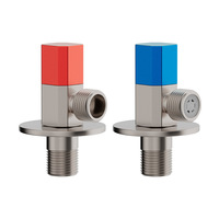Válvula Angular de Control de Agua Suministrada por Fábrica Comercial, Accesorios para Baño y Cocina, Válvula Angular para Inodoro de 1/2 pulgada