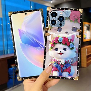 <span class=keywords><strong>เคส</strong></span>โทรศัพท์มือถือ TPU สี่เหลี่ยมพิมพ์ลายสุนัขดอกไม้น่า<span class=keywords><strong>รัก</strong></span>สำหรับ Samsung A25 A05S A14 A34 A24 A15 A54 A73 A13 - Product Image 1