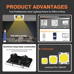EZELED Chine Fabricants En Gros Dimmable 30 60 90 Watts Encastré Led Hôtel <span class=keywords><strong>Gu10</strong></span> Downlights - Product Image 3