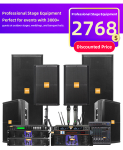 Conjunto de Altavoces para Escenario: Altavoces de Rango Completo Individuales/Dobles de 15 Pulgadas, Ideales para Exteriores, Bodas, Bares, Conferencias, KTV - Product Image 6