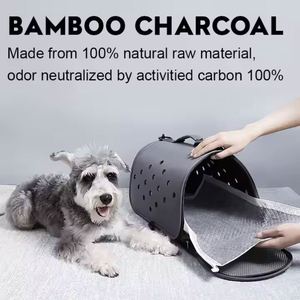 Bamboo Charcoal Odor Control <b>Dog</b> Pee <b>Pads</b>, Deodorizing Disposable Puppy <b>Training</b> Mats, Pet Potty Mats <b>for</b> Indoor Use - Product Image 3