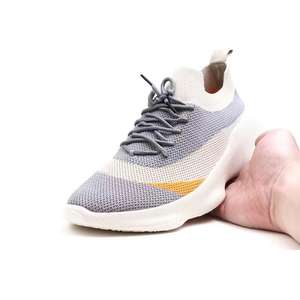 Men's Women's Trendy Fly-Ribbed Surface Sports Running <b>Shoes</b> for Autumn/Spring Casual Coconut Walking Style Speedy Sorrce PVC - Product Image 5