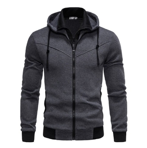 Sudadera con capucha de manga larga con cremallera para hombre, diseño de Liu Ming, moda de otoño, informal, talla grande <span class=keywords><strong>4XL</strong></span> - Product Image 5