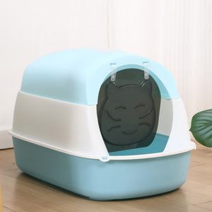 Bac à litière pour chat, toilette pour animaux de compagnie, anti-éclaboussures, meubles pour chat, grand espace, style tiroir fermé, bac à litière entièrement fermé - Product Image 3