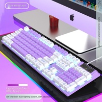 Clavier de jeu filaire à membrane USB personnalisé OEM Q8 pour ordinateur de bureau