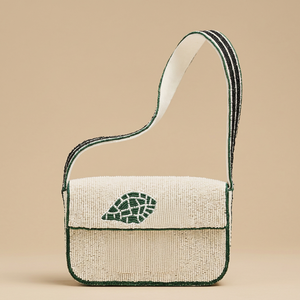 Bolso de Hombro Tipo Bandolera con Cuentas de Concha Estilo Bohemio para Mujer, Color Champán, para Compras y Fiestas, de Alta Calidad - Product Image 2