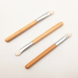 Miếng Bọt Biển Mắt Chuyên Nghiệp Nhãn Hiệu Riêng Dành Cho Nữ Miếng Bọt Biển Tay Cầm Bằng Tre Thuần Chay Cọ Đánh Bóng Mắt - Product Image 1