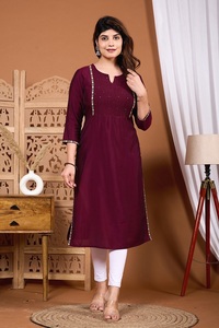 ชุดเดรสผ้าชีฟองเรยอนผ้าคอตตอนผ้าชีฟองลายสก็อตมีกระดุมปักลูกไม้สำหรับผู้ใหญ่ฤดูหนาวใหม่ - Product Image 3