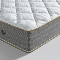 Matelas à ressorts ensachés de taille king et queen pour chambre d'hôtel, matelas orthopédique en mousse à mémoire de forme, matelas compressé