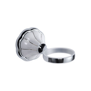 Luxury Bathroom Accessory Set 6 Piece Zinc Alloy Plated Towel Ring Toilet Paper Holder With <b>Shell</b> Design - Product Image 4