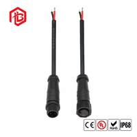 Connecteur étanche M8 personnalisé pour transmission de signal LED, panneau solaire, prise mâle et femelle