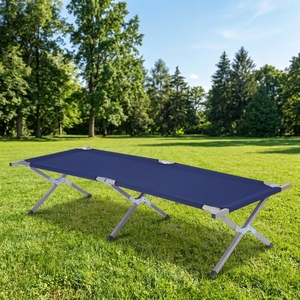 Lettino Portatile di Alta Qualità per Pausa Pranzo, Struttura in Ferro, Tessuto Oxford 600D, per Ufficio, Riposo, Allattamento e Campeggio - Product Image 1