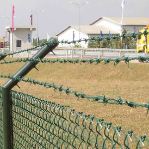 <span class=keywords><strong>Fil</strong></span> <span class=keywords><strong>de</strong></span> <span class=keywords><strong>fer</strong></span> barbelé anti-escalade <span class=keywords><strong>de</strong></span> haute qualité, 1,8 mm 2 mm, 2 brins, recouvert <span class=keywords><strong>de</strong></span> PVC, bobine <span class=keywords><strong>de</strong></span> 500 m pour usage agricole - Product Image 6